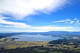 Widok jeziora z góry Bandai (1816 m n.p.m.)