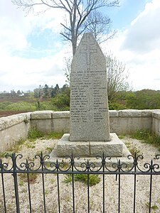 Monument commémoratif des combats de Kernabat à Scaër.