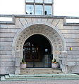 Portal am Rathaus in Gladbeck, um 1910