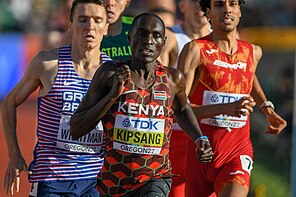 Abel Kipsang bei den Weltmeisterschaften 2022 in Eugene