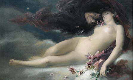 La Nuit (Salon de 1875), localisation inconnue.