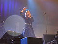Anette Olzon performing with Nightwish at Norway Rock Festival in 2009