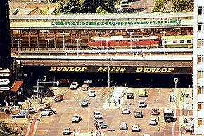 柏林城市铁路上的柏林动物园车站，1989年6月18日拍摄。