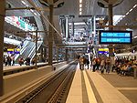 Berlin Hauptbahnhof, station i tunneln