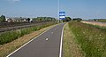 near Schelluinen, the Betuweroute highway A15 and bike path