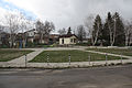 Bogyovtsi : la place centrale et la mairie de village