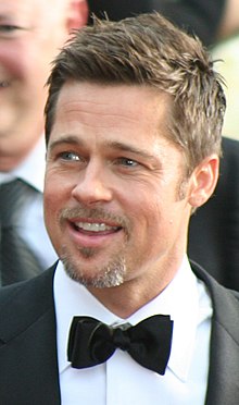 A photograph of Brad Pitt attending the 81st Academy Awards in 2009.