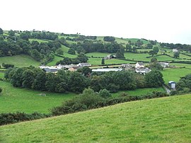 Blick auf Bryn Saith Marchog von Norden her