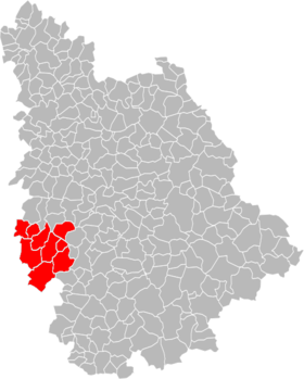 Localisation de Communauté de communes du Pays Mélusin