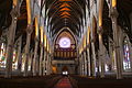 View of the nave and loft from the sanctuary (pre-2019 renovation)