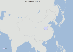 Approximate territorial extent of the various dynasties and states in Chinese history. China Dynasties.gif