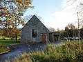 O Cleeve Village Hall, erguido em 1936, para comemorar o Jubileu de Prata de Jorge V.