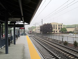 Clinton station with express in distance.JPG