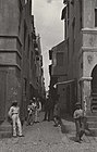 Gezicht op de Keukenstraat in Punda, Willemstad (tussen 1900 en 1904)