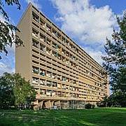 Unité d'habitation av Le Corbusier i Berlin.