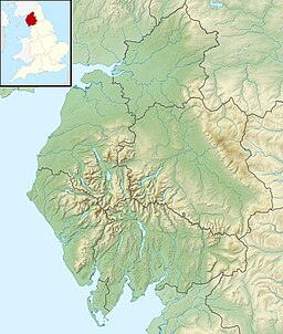 Moss Eccles Tarn is located in Cumbria