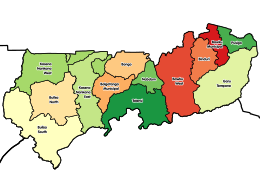 Distretto municipale di Builsa – Mappa