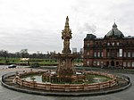 Glasgow Green, Doulton Fountain In Front Of People's Palace