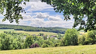 Ellecourt depuis la route de la Quesnoye