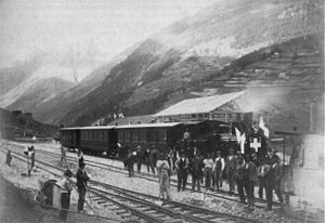 Ouverture de la gare de Zermatt