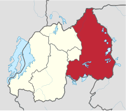 Provincia Orientale (Ruanda) - Localizzazione