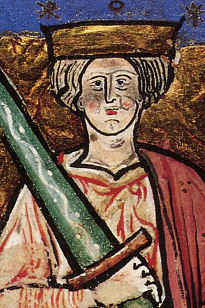 Ethelred the Unready, circa 968-1016. Detail o...