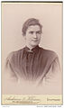 Fanny Pregizer, 26 Jahre alt, später verheiratete Schüle, Foto Andersen & Klemm, Stuttgart, 1894