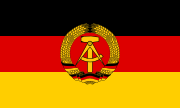 Øst-Tysklands flagg