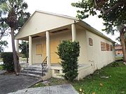 The Hollywood Garden Club building was built in 1950 and is located at 2940 Hollywood Boulevard. The building, which is in a total state of abandonment, was listed in the National Register of Historic Places on February 15, 2005; reference #05000052.