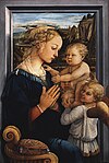 "Madonna koos kahe ingliga", Uffizi galerii, Firenze