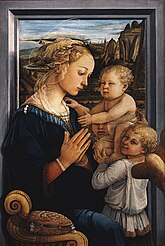 Fra Filippo Lippi, The Madonna and Child with Two Angels, c. 1450
