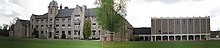 Galt Collegiate Institute is one of the oldest public high schools in Ontario. Galt CVI panorama.jpg