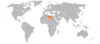 Location map for Greece and Libya.