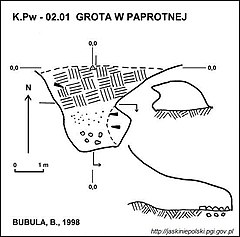 Plan jaskini