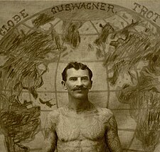Gus Wagner na snímku z roku 1904