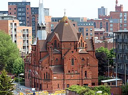 Gustav Adolfs kyrka i maj 2018