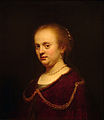 Nederlanda baroko, Portrait of Young Woman, Rembrandt, 1634