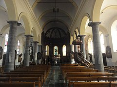 L'intérieur de l'église.