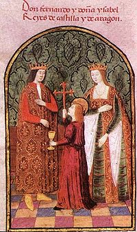 Vua Fernando II của Aragón và nữ hoàng Isabel I của Castilla