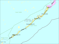 U.S. Census Bureau map showing village boundaries