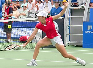 Justine Henin won two Grand Slam titles to fin...