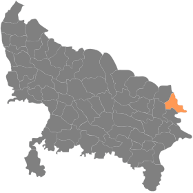 Localisation de District de Kushinagar कुशीनगर जिला
