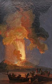 L'Éruption du Vésuve, musée des Beaux-Arts de Brest.