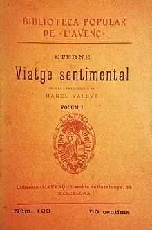 Traducció catalana de Manel Vallvé l'any 1912