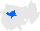 Расположение муниципалитета на карте провинции