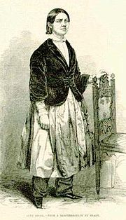 Kvindesags­forkæmper Lucy Stone 1853