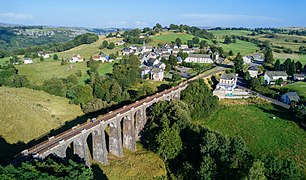 Le viaduc de Lugarde.