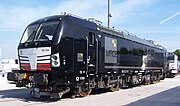 6. KW Die Siemens Vectron AC 193 850 der Mitsui Rail Capital Europe auf der Transport logistic in München (Juni 2013).