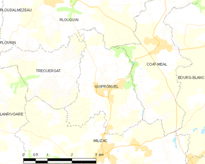 Poziția localității Guipronvel