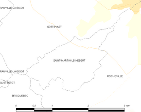 Poziția localității Saint-Martin-le-Hébert